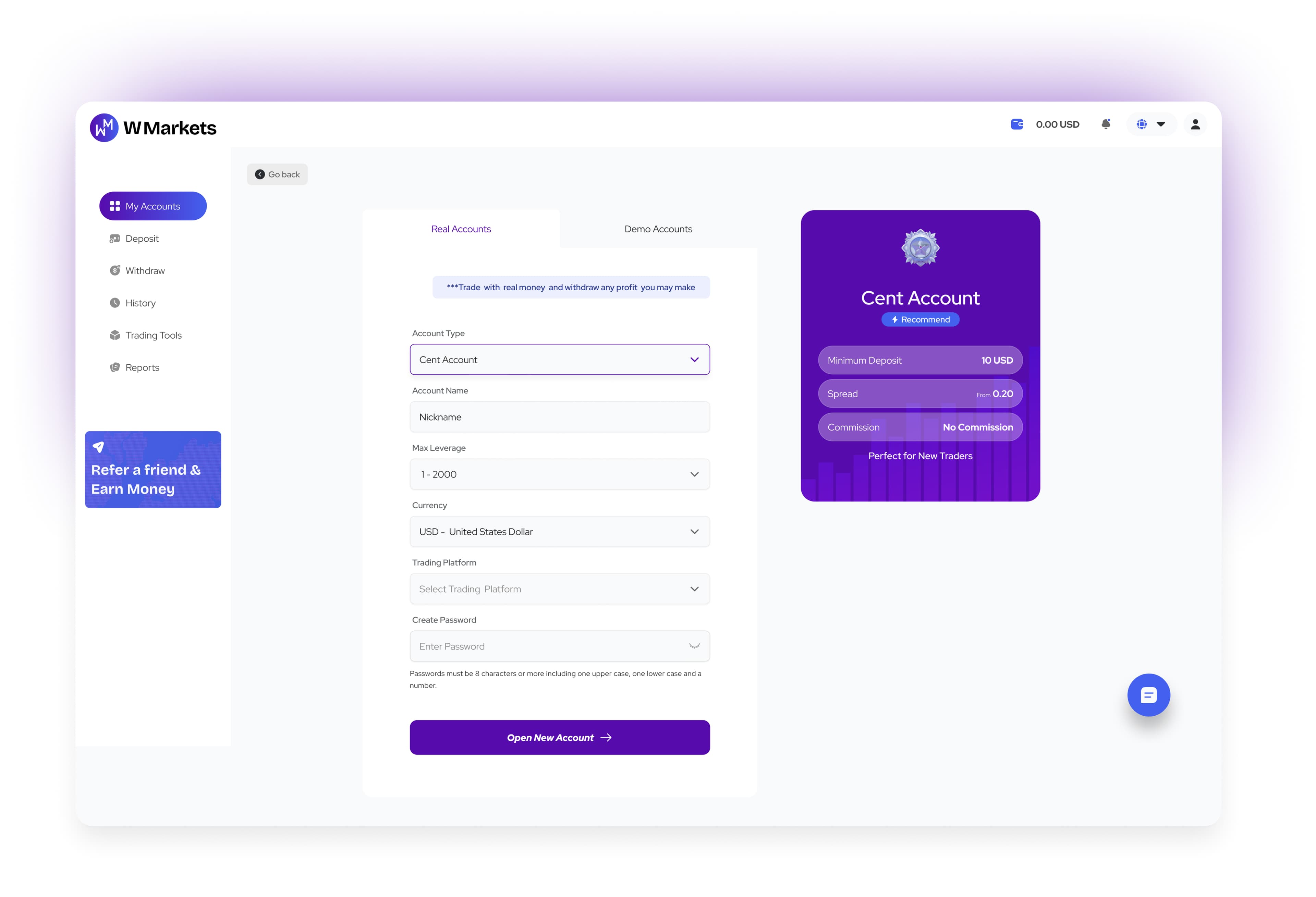 Wmarkets Dashboard Image